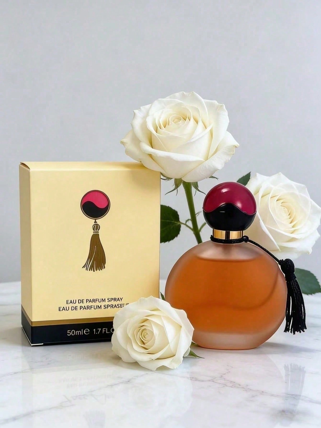 Perfume Adrien Fragrance - Profumo Vintage con Tappo Rotondo e