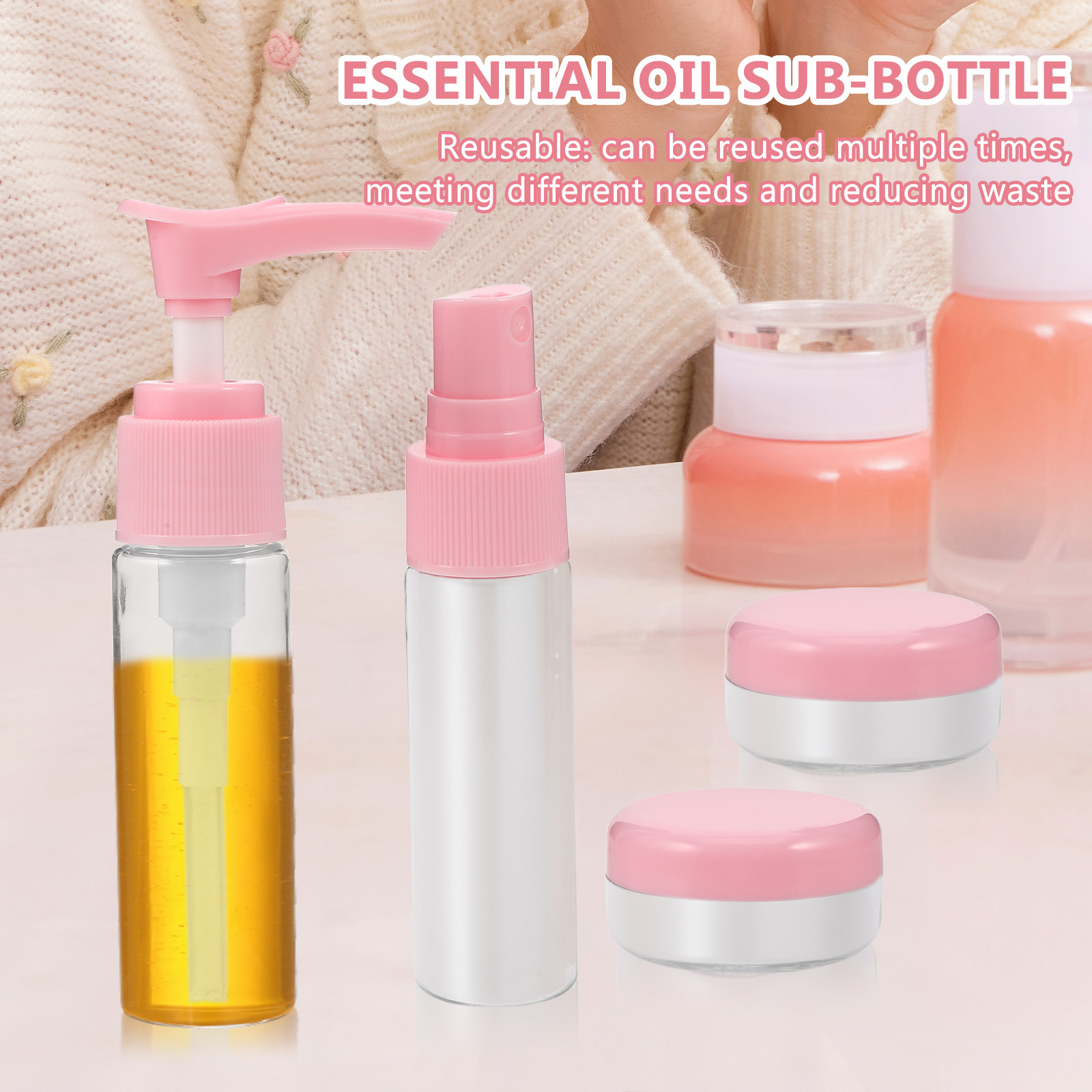 Perfume Travel Set - Set da Viaggio Compatto di Flaconi