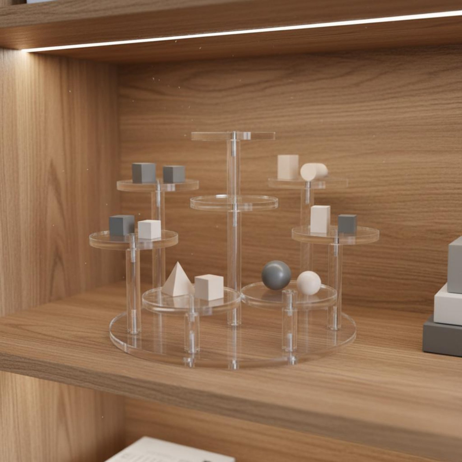 Perfume X - Espositore a Più Livelli in Acrilico